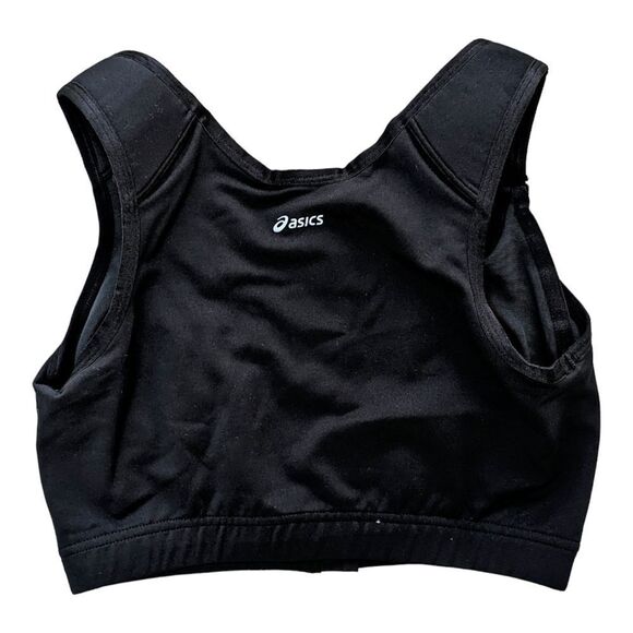 Asics Womens Black Lock Front Zip Sports Bra, Size Medium 36D - Picture 2 of 13